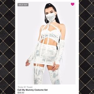 DOLLS KILL- Call me mummy costume (LIKE NEW)